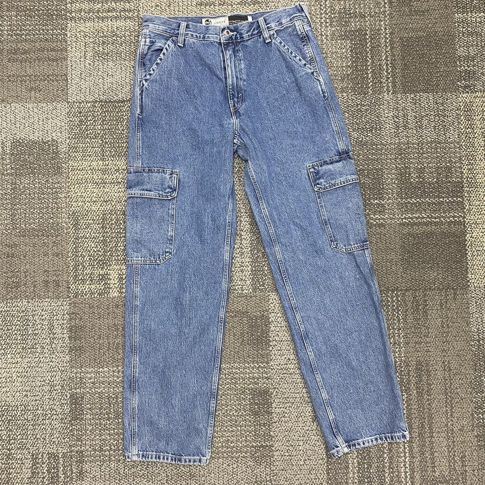 Levis Silvertab Jeans Mens 32x34 Blue‎ Low Loose Baggy Wide Denim Pants